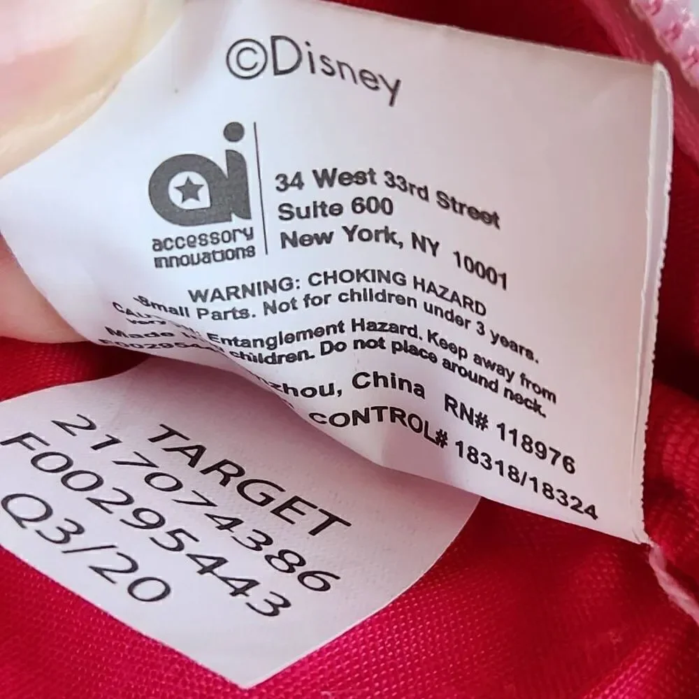 Disney Minnie little girls pink backpack fuzzy face small travel size Target